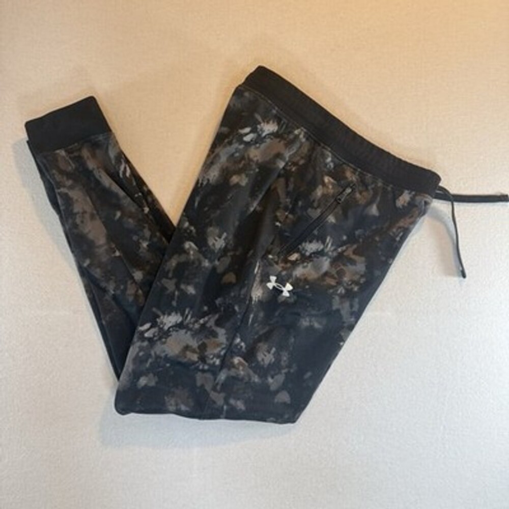 Under Armour Jogger Youth Green Camo Sweatpants Youth Xl